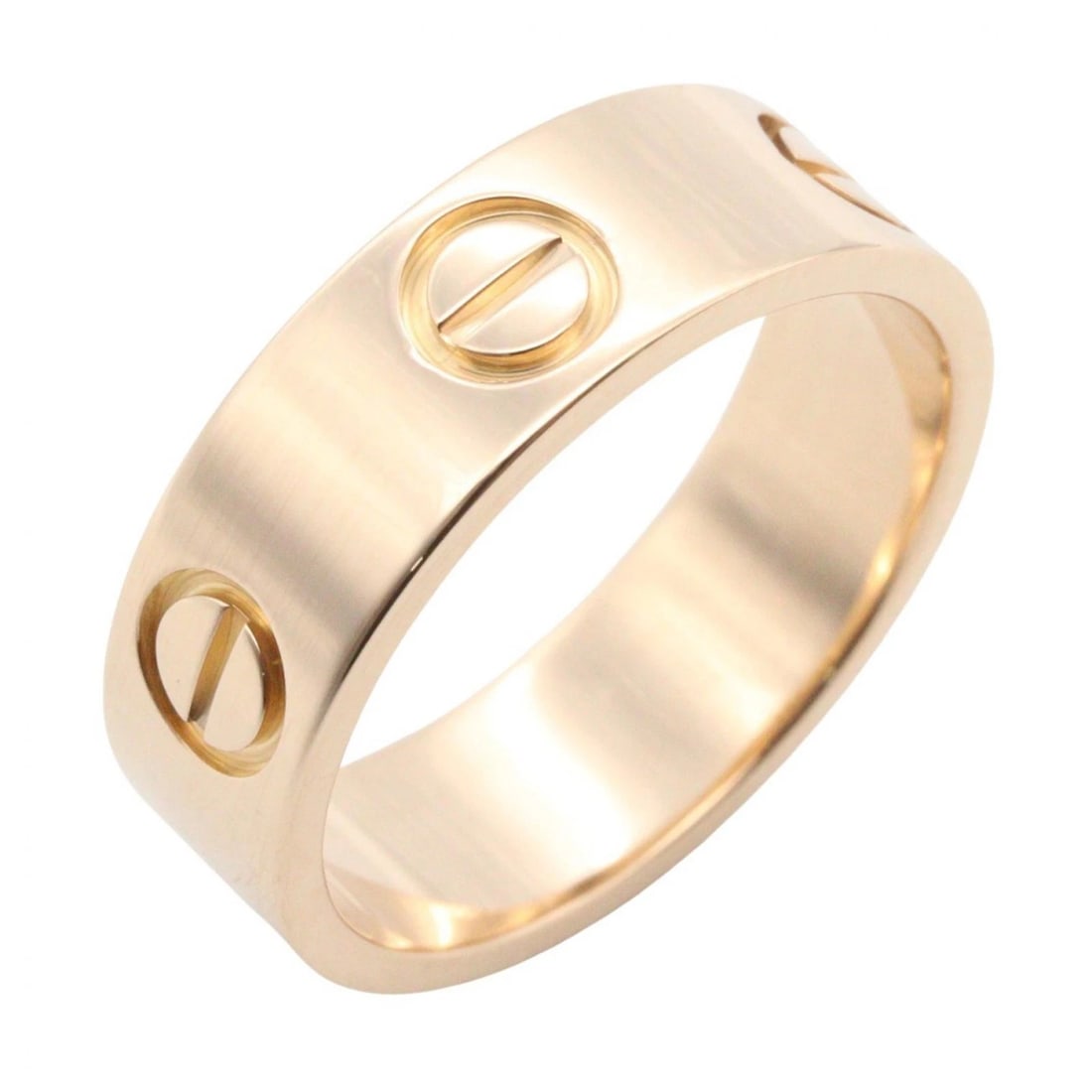 CARTIER LOVE RING 18KRG PINK ROSE GOLD: CARTIER Love Ring 18KRG Pink Rose Gold Brand: CARTIER Type/Style: Ring Material: K18PG?Rose Gold?, Color: Gold Size: US Size 4.75 Accessories: None Accessories Notice: When purchasing pre-owned