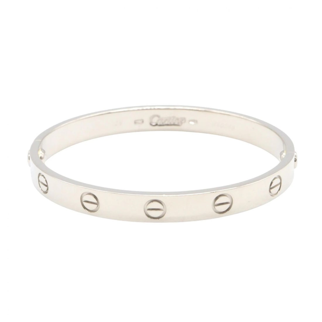 CARTIER LOVE BREATH BRACELET 18KWG (1 of 4)