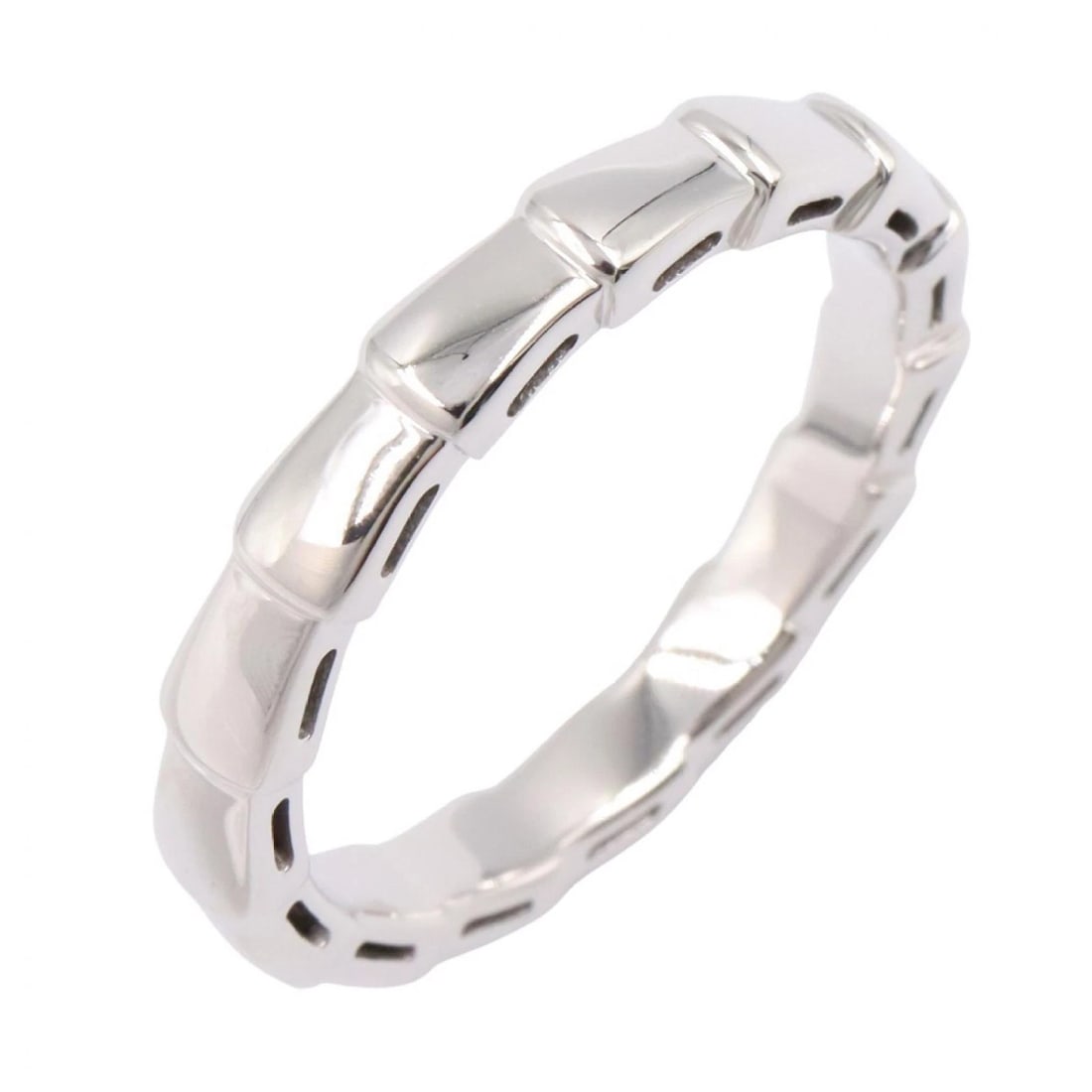 BVLGARI SERPENTI VIPER RING 18KWG: BVLGARI Serpenti Viper Ring 18KWG Brand: BVLGARI Type/Style: Ring Material: K18WG?White Gold?, Color: Silver Size: US size 8.5 Accessories: None Accessories Notice: When purchasing pre-owned goods,