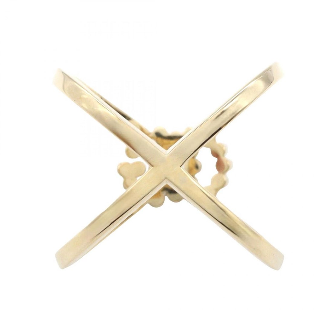 GUCCI GG RUNNING CROSS LOGO DIAMOND RING - 3