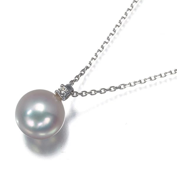 TASAKI NECKLACE AKOYA PEARL DIAMOND 18K 750 WHITE GOLD: TASAKI Necklace Akoya Pearl Diamond 18K 750 White Gold Brand: TASAKI Type/Style: Necklace Material: 18K/ 750 White Gold, Main Stone Cultured Color: White Gold Size: Necklace length: 36 / 40cm Total le