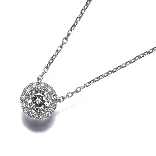 STAR JEWELRY NECKLACE DIAMOND FLOWER 950 PLATINUM: STAR JEWELRY Necklace Diamond Flower 950 Platinum Brand: STAR JEWELRY Type/Style: Necklace Material: 950 /Platinum, Main Stone Natural Color: Silver Size: Necklace length: 39 - 42cm Pendant size: 5.7 
