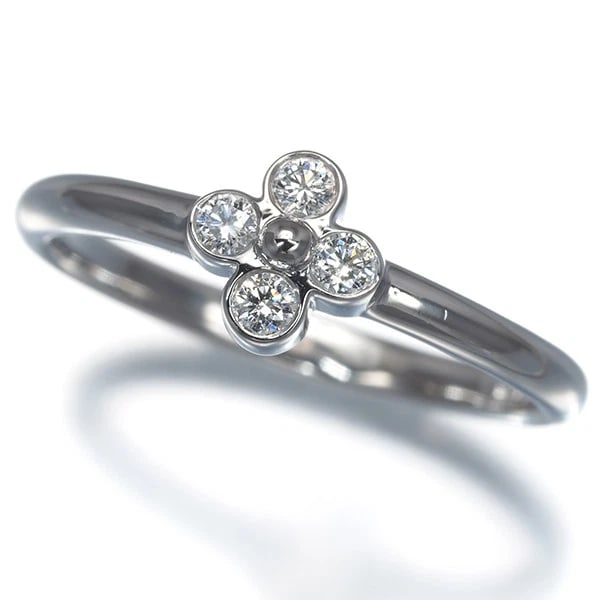 TIFFANY&CO. RING DIAMOND BEZEL FLOWER LACE 950 PLATINUM: Tiffany&Co. Ring Diamond Bezel Flower Lace 950 Platinum Brand: Tiffany & Co. Type/Style: Ring Material: 950 /Platinum, Main Stone Natural Color: Silver Size: US6.5 Accessories: None Accessories