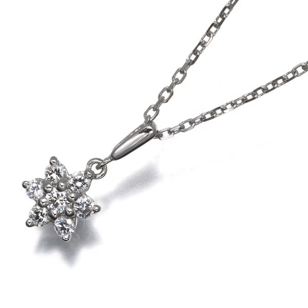 MIKIMOTO NECKLACE DIAMOND 18K 750 WHITE GOLD: Mikimoto Necklace Diamond 18K 750 White Gold Brand: MIKIMOTO Type/Style: Necklace Material: 18K/ 750 White Gold, Main Stone Natural Color: White Gold Size: Necklace length: 40cm Pendant size: 15.0 x 6
