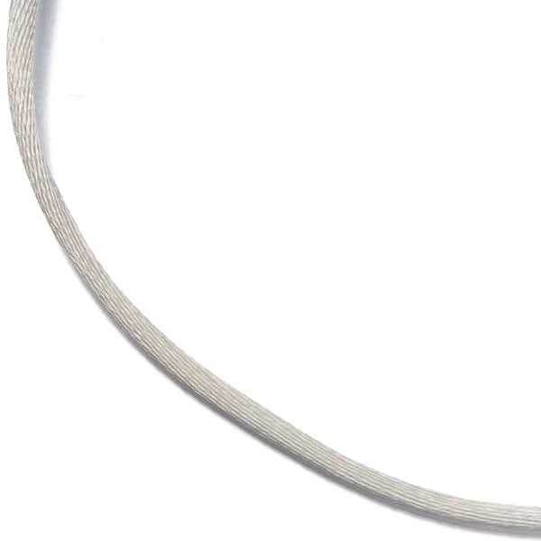 CARTIER NECKLACE WHITE 18K 750 YELLOW GOLD/SILK CORD (1 of 2)