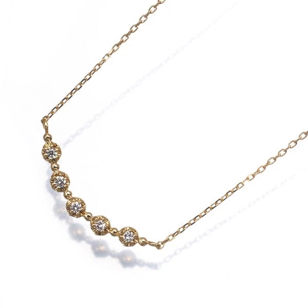 VENDOME NECKLACE DIAMOND 18K 750 YELLOW GOLD: VENDOME Necklace Diamond 18K 750 Yellow Gold Brand: VENDOME Type/Style: Necklace Material: 18K /750 Yellow Gold, Main Stone Natural Color: Yellow Gold Size: Necklace length: 37 / 40cm Pendant size: