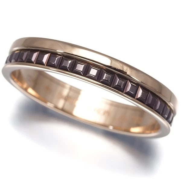 BOUCHERON RING QUATRE CLASSIQUE HALF 18K 750 ROSE GOLD: Boucheron Ring Quatre Classique Half 18K 750 Rose Gold Brand: BOUCHERON Type/Style: Ring Material: 18K/ 750 Rose Gold, Color: Rose Gold Size: US7 Accessories: None Accessories Notice: When purchasing