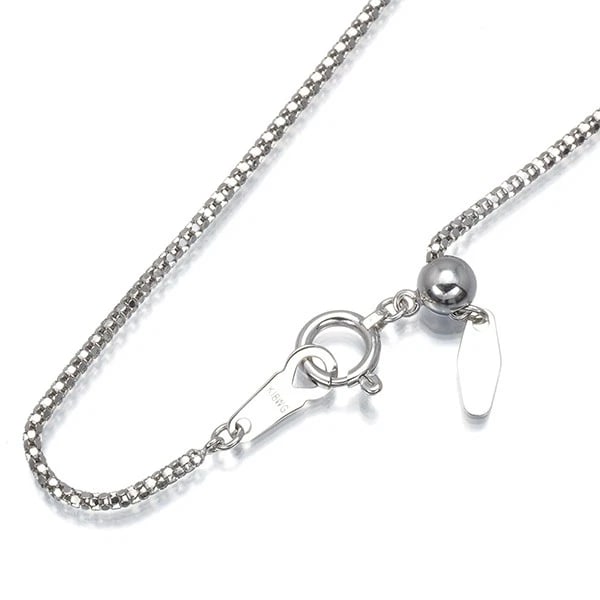 BOMBATA CHAIN NECKLACE 18K 750 WHITE GOLD: Bombata Chain Necklace 18K 750 White Gold Brand: Unbranded Type/Style: Necklace Material: 18K/ 750 White Gold, Color: White Gold Size: Necklace length: 45cm Adjustable to short length with an