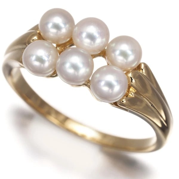 MIKIMOTO RING BABY AKOYA PEARL 18K 750 YELLOW GOLD: Mikimoto Ring Baby Akoya Pearl 18K 750 Yellow Gold Brand: MIKIMOTO Type/Style: Ring Material: 18K/ 750 Yellow Gold, Main Stone Cultured Color: Yellow Gold Size: US5.5-5.75 Accessories: None