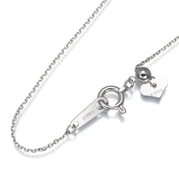CABLE CHAIN NECKLACE 18K 750 WHITE GOLD: Cable Chain Necklace 18K 750 White Gold Brand: Unbranded Type/Style: Necklace Material: 18K /750 White Gold, Color: White Gold Size: Necklace length: 45cm Adjustable to short length with an extender. 