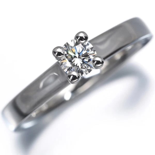 GEORG JENSEN RING DIAMOND MAGIC SOLITAIRE 950 PLATINUM - 2