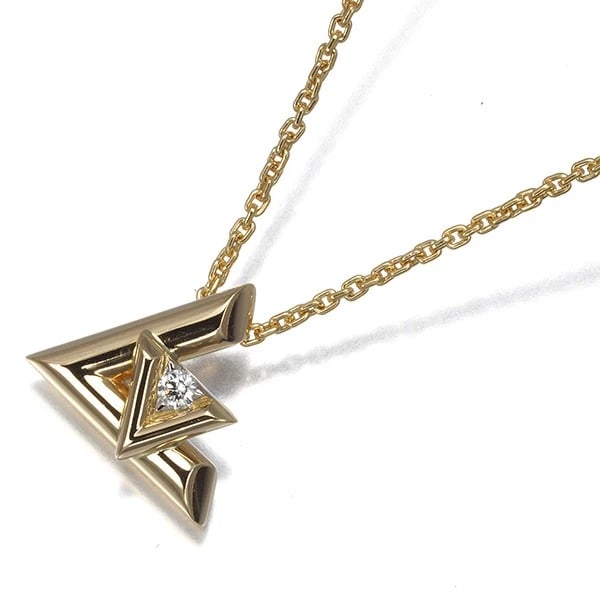 LOUIS VUITTON NECKLACE DIAMOND VOLT ONE LV PM 18K 750 YELLOW WHITE GOLD: Louis Vuitton Necklace Diamond Volt One LV PM 18K 750 Yellow White Gold Brand: Louis Vuitton Type/Style: Necklace Material: 18K/ 750 Yellow White Gold, Main Stone Natural Color: YG,WG Size: Necklace l