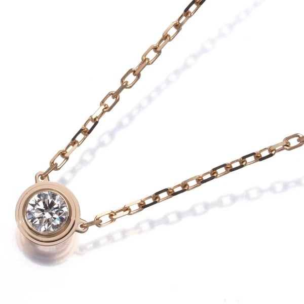CARTIER NECKLACE DIAMOND D'AMOUR LM 18K 750 ROSE GOLD: Cartier Necklace Diamond d'Amour LM 18K 750 Rose Gold Brand: Cartier Type/Style: Necklace Material: 18K/ 750 Rose Gold, Main Stone Natural Color: Rose Gold Size: Necklace length: 37 / 40cm Pendant siz