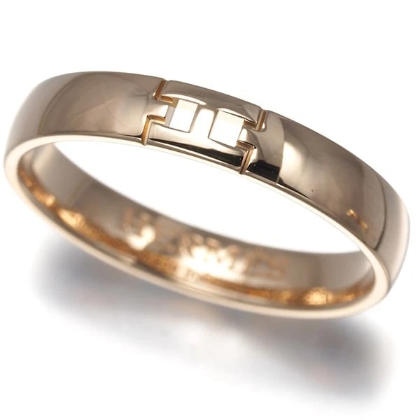 HERMES RING EVERHERAKLES 18K 750 ROSE GOLD: HERMES Ring EverHerakles 18K 750 Rose Gold Brand: HERMES Type/Style: Ring Material: 18K/ 750 Rose Gold, Color: Rose Gold Size: US6.75 - 7 Accessories: None Accessories Notice: When purchas