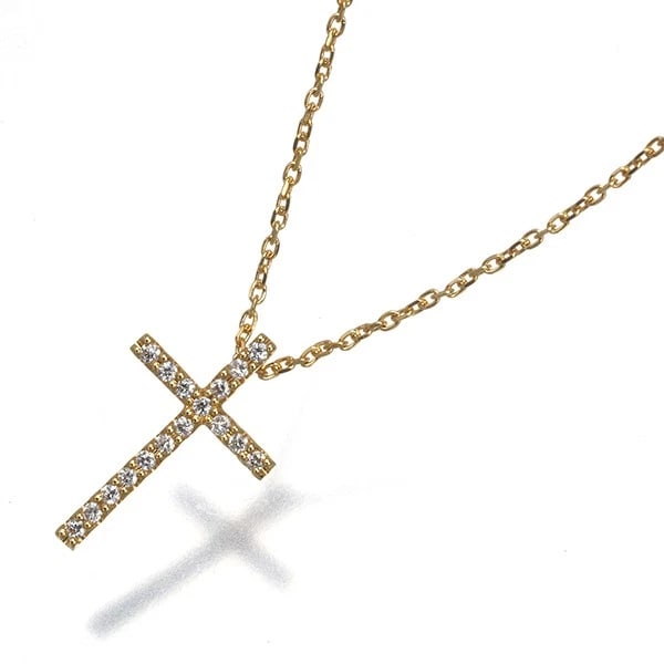 STAR JEWELRY NECKLACE DIAMOND CROSS 18K 750 YELLOW GOLD: STAR JEWELRY Necklace Diamond Cross 18K 750 Yellow Gold Brand: STAR JEWELRY Type/Style: Necklace Material: 18K /750 /Yellow Gold, Main Stone Natural Color: Yellow Gold Size: Necklace length: 37 /