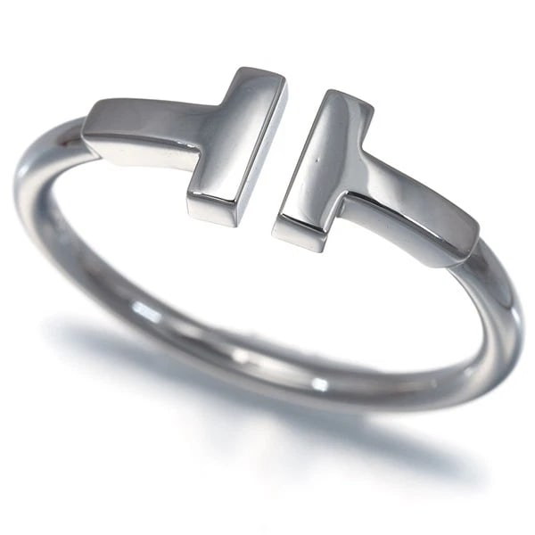 TIFFANY&CO. RING TIFFANY T WIRE 18K 750 WHITE GOLD: Tiffany&Co. Ring Tiffany T Wire 18K 750 White Gold Brand: Tiffany & Co. Type/Style: Ring Material: 18K /750 White Gold, Color: White Gold Size: US6.5-6.75 Accessories: None Accessories Not