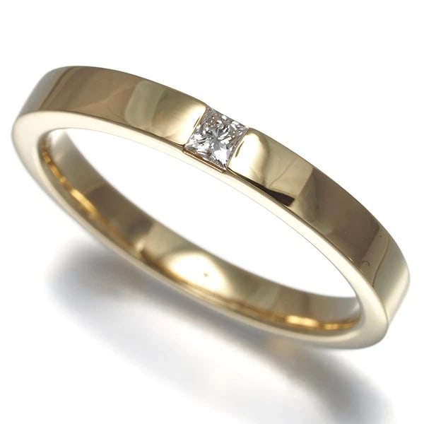 HARRY WINSTON RING DIAMOND WEDDING BAND PRINCESS-CUT 18K YG: HARRY WINSTON Ring Diamond Wedding Band Princess-cut 18K YG Brand: HARRY WINSTON Type/Style: Ring Material: 18K/ 750 Yellow Gold, Main Stone Natural Color: Yellow Gold Size: US8.75-9 Accessories: