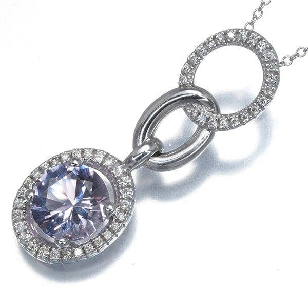 MAUBOUSSIN NECKLACE AMETHYST DIAMOND VRAIMENT TOI: MAUBOUSSIN Necklace Amethyst Diamond Vraiment Toi Brand: MAUBOUSSIN Type/Style: Necklace Material: 18K/ 750 White Gold, Main Stone Natural Color: White Gold Size: Necklace length: 40 / 42cm Pendant si