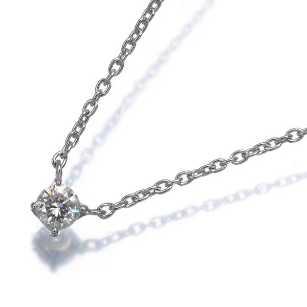 VENDOME NECKLACE DIAMOND SOLITAIRE 850 PLATINUM/950 PLATINUM: VENDOME Necklace Diamond Solitaire 850 Platinum/950 Platinum Brand: VENDOME Type/Style: Necklace Material: 850 Platinum/950 Platinum, Main Stone Natural Color: Silver Size: Necklace length: 36 / 40cm