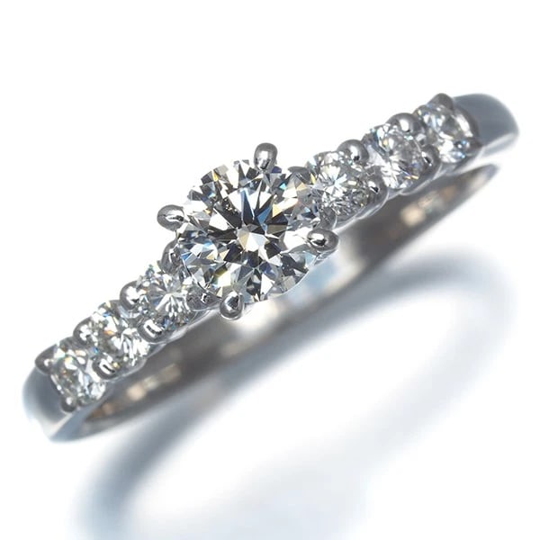 TASAKI RING DIAMOND SOLITAIRE PLATINUM - 2