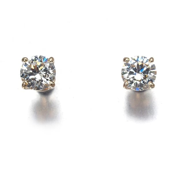 TIFFANY&CO. EARRINGS DIAMOND SOLITAIRE 18K 750 ROSE GOLD: Tiffany&Co. Earrings Diamond Solitaire 18K 750 Rose Gold Brand: Tiffany & Co. Type/Style: Earring Material: 18K /750 Rose Gold, Main Stone Natural Color: Rose Gold Size: None Accessories: None