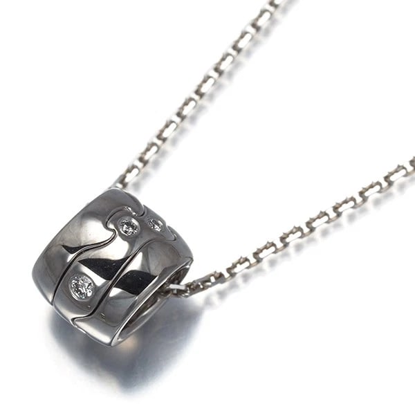 GEORG JENSEN NECKLACE DIAMOND FUSION 18K 750 WHITE GOLD (1 of 2)