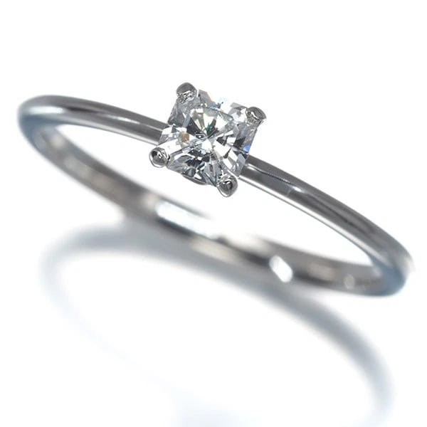 TIFFANY&CO. RING DIAMOND TIFFANY TRUE SOLITAIRE PT 950: Tiffany&Co. Ring Diamond Tiffany True Solitaire Pt 950 Brand: Tiffany & Co. Type/Style: Ring Material: 950 /Platinum, Main Stone Natural Color: Silver Size: US5.5-5.75 Accessories: None Ac