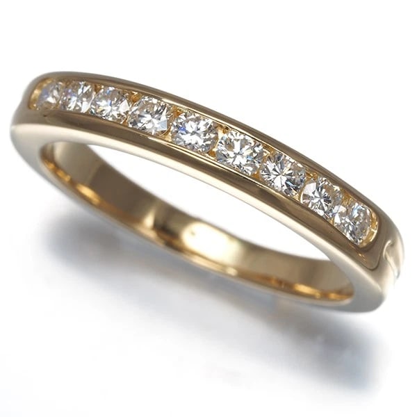 TIFFANY&CO. RING DIAMOND WEDDING BAND 18K YG: Tiffany&Co. Ring Diamond Wedding Band 18K YG Brand: Tiffany & Co. Type/Style: Ring Material: 18K/ 750 Yellow Gold, Main Stone Natural Color: Yellow Gold Size: US5.75-6 Accessories: None Ac