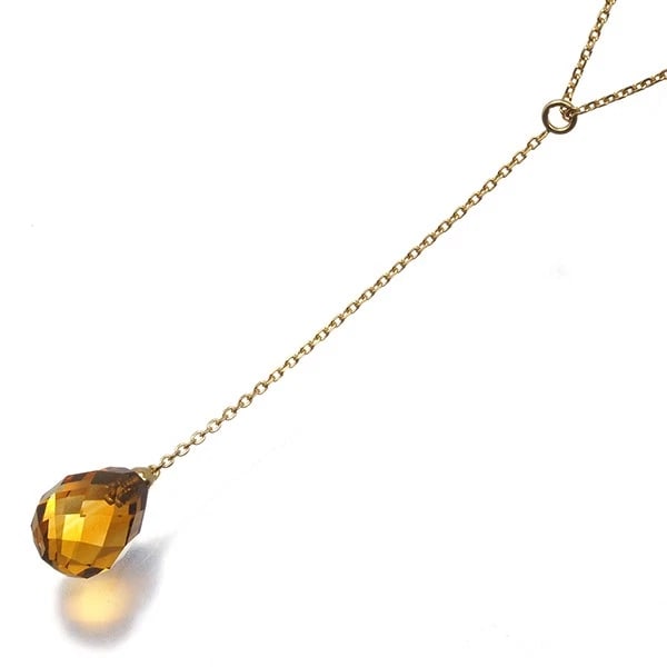 TASAKI NECKLACE CITRINE BRIOLETTE-CUT Y-DROP 18K 750 YELLOW GOLD: TASAKI Necklace Citrine Briolette-cut Y-drop 18K 750 Yellow Gold Brand: TASAKI Type/Style: Necklace Material: 18K /750 Yellow Gold, Main Stone Natural Color: Yellow Gold Size: Necklace length: 39cm Ad