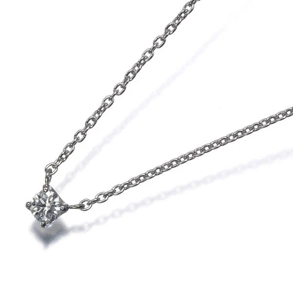 VENDOME NECKLACE DIAMOND SOLITAIRE 950 850 PLATINUM: VENDOME Necklace Diamond Solitaire 950 850 Platinum Brand: VENDOME Type/Style: Necklace Material: 950 /850 /Platinum, Main Stone Natural Color: Silver Size: Necklace length: 36 / 40cm Accessories: