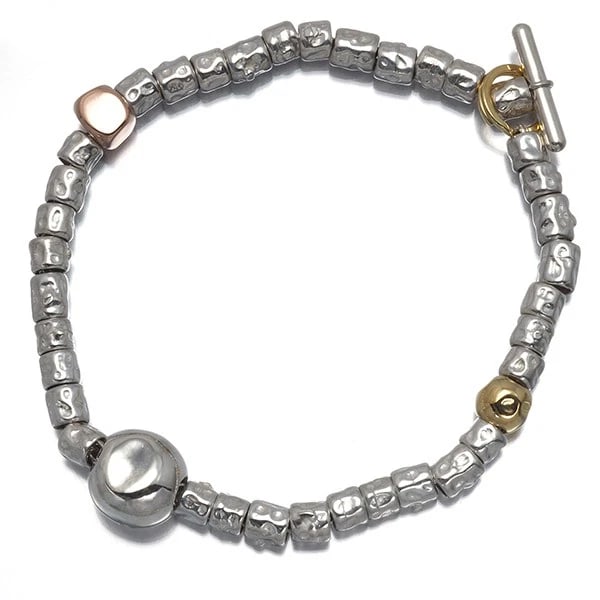 POMELLATO BRACELET DODO 18K YG/9K RG/SILVER 925: Pomellato Bracelet DoDo 18K YG/9K RG/Silver 925 Brand: Pomellato Type/Style: Bracelet Material: 18K / 750 / Yellow Gold,9K / Rose Gold,925 / Sterling Silver, Color: YG,RG,Silver Size: Inner circumfere