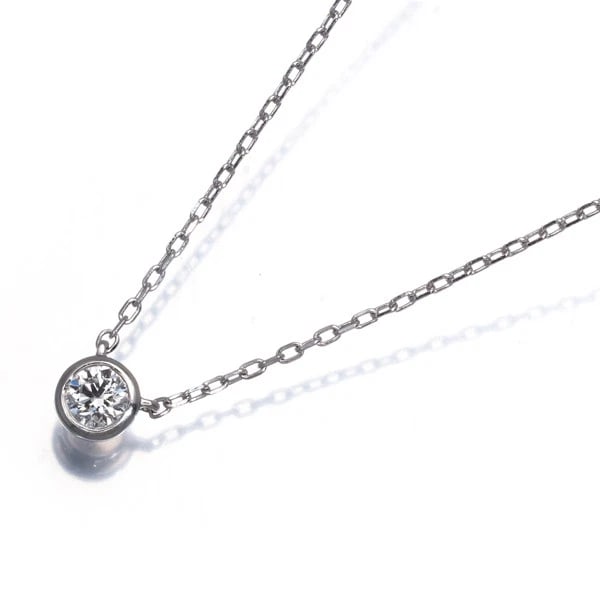 VENDOME NECKLACE DIAMOND SOLITAIRE BEZEL 950 850 PLATINUM: VENDOME Necklace Diamond Solitaire Bezel 950 850 Platinum Brand: VENDOME Type/Style: Necklace Material: 950 /850 /Platinum, Main Stone Natural Color: Silver Size: Necklace length: 43cm Adjustable to