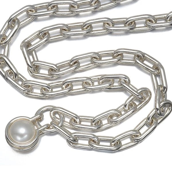 TIFFANY&CO. NECKLACE FRESHWATER PEARL HARDWEAR WRAP 925 STERLING SILVER: Tiffany&Co. Necklace Freshwater Pearl HardWear Wrap 925 Sterling Silver Brand: Tiffany & Co. Type/Style: Necklace Material: 925/ Sterling Silver, Main Stone Cultured Color: Silver Size: Necklace lengt