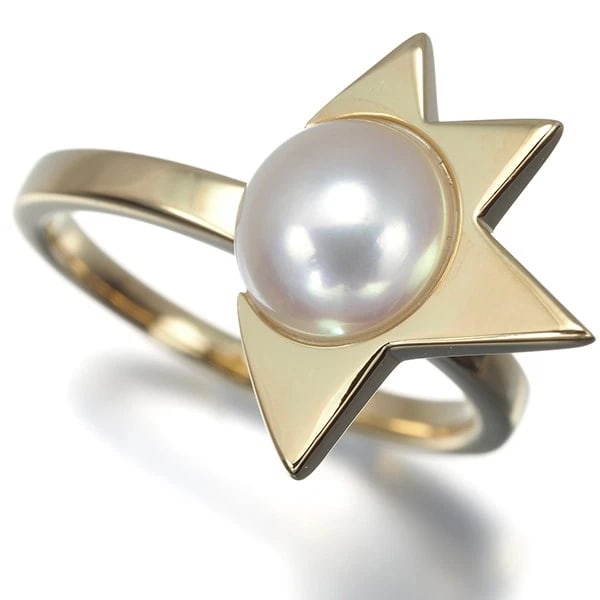 TASAKI RING AKOYA PEARL COMET PLUS 18K 750 YELLOW GOLD: TASAKI Ring Akoya Pearl Comet Plus 18K 750 Yellow Gold Brand: TASAKI Type/Style: Ring Material: 18K/ 750 Yellow Gold, Main Stone Cultured Color: Yellow Gold Size: US6-6.25 Accessories: None