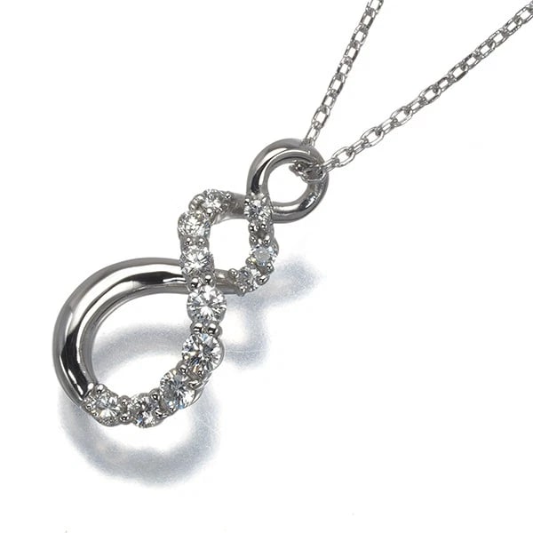 VENDOME NECKLACE DIAMOND 950 850 PLATINUM: VENDOME Necklace Diamond 950 850 Platinum Brand: VENDOME Type/Style: Necklace Material: 950 /850 /Platinum, Main Stone Natural Color: Silver Size: Necklace length: 45cm Adjustable to short length with