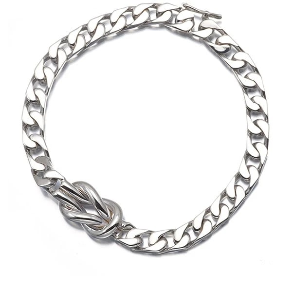 TIFFANY&CO. BRACELET CURB CHAIN 925 STERLING SILVER: Tiffany&Co. Bracelet Curb Chain 925 Sterling Silver Brand: Tiffany & Co. Type/Style: Bracelet Material: 925 /Sterling Silver, Color: Silver Size: Inner circumference: 18.5cmDesign width: 11.2mm Ac