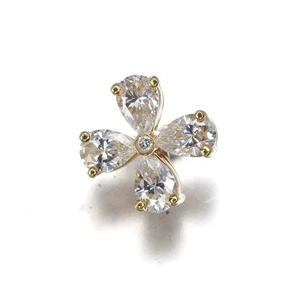 HARRY WINSTON SINGLE EARRING DIAMOND - 2