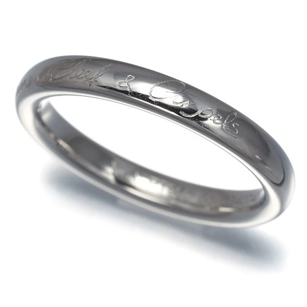 VAN CLEEF & ARPELS RING SIGNATURE 950 PLATINUM (1 of 2)