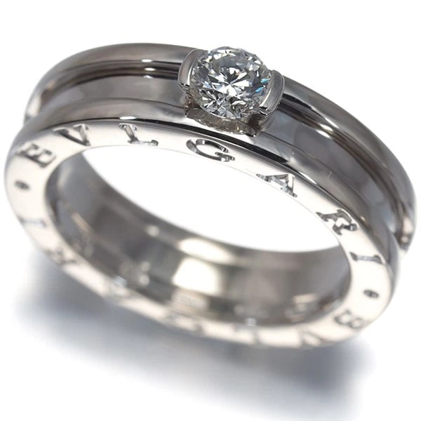 BVLGARI RING DIAMOND E B.ZERO1 SOLITAIRE 18K 750 WHITE GOLD: BVLGARI Ring Diamond E B.Zero1 Solitaire 18K 750 White Gold Brand: BVLGARI Type/Style: Ring Material: 18K/ 750 White Gold, Main Stone Natural Color: White Gold Size: US6 - 6.25 Accessories: None <