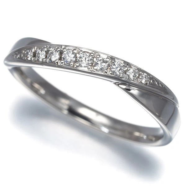 VENDOME RING DIAMOND 950 PLATINUM: VENDOME Ring Diamond 950 Platinum Brand: VENDOME Type/Style: Ring Material: 950/ Platinum, Main Stone Natural Color: Silver Size: US5.25-5.5 Accessories: None Accessories Notice: When purchasing