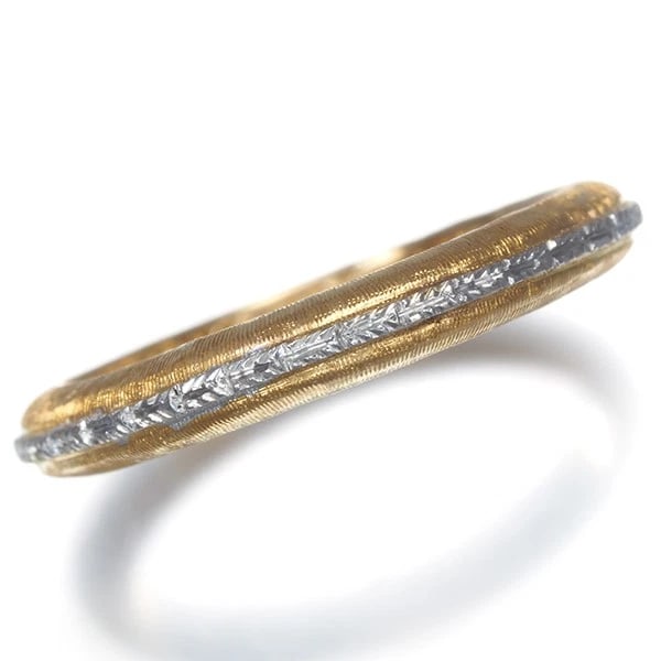 FEDERICO BUCCELLATI RING BICOLOR 18K 750 YELLOW WHITE GOLD (1 of 2)