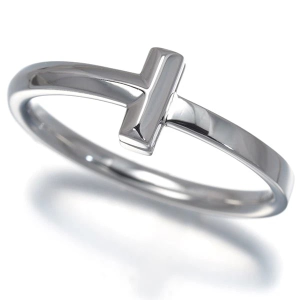 TIFFANY&CO. RING TIFFANY 18K 750 WHITE GOLD: Tiffany&Co. Ring Tiffany 18K 750 White Gold Brand: Tiffany & Co. Type/Style: Ring Material: 18K /750 White Gold, Color: White Gold Size: US8.75-9 Accessories: None Accessories Notice: When