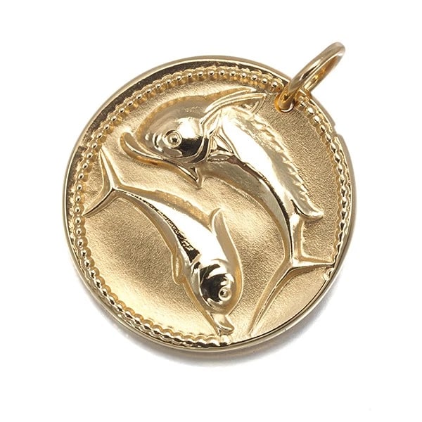 VAN CLEEF & ARPELS PENDANT ZODIAQUE MEDAL 18K YG: Van Cleef & Arpels Pendant Zodiaque Medal 18K YG Brand: Van Cleef & Arpels Type/Style: Pendant Material: 18K /750/ Yellow Gold, Color: Yellow Gold Size: Design Size: Diameter Approximately 21.0mm