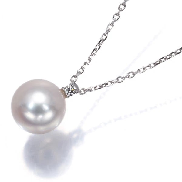 TASAKI NECKLACE AKOYA PEARL DIAMOND 18K 750: TASAKI Necklace Akoya Pearl Diamond 18K 750 Brand: TASAKI Type/Style: Necklace Material: 18K /750/ White Gold, Main Stone Cultured Color: White Gold Size: Necklace length: 36 / 40cm Total length of