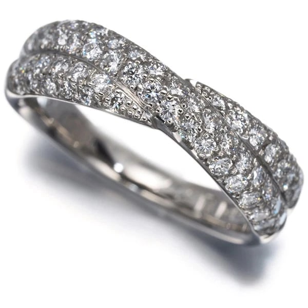 ROYAL ASSCER RING DIAMOND 900 PLATINUM: ROYAL ASSCER Ring Diamond 900 Platinum Brand: ROYAL ASSCER Type/Style: Ring Material: 900/ Platinum, Main Stone Natural Color: Silver Size: US7.25-7.5 Accessories: None Accessories Notice: When