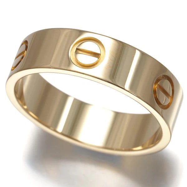 CARTIER RING LOVE WEDDING BAND 18K 750 YELLOW GOLD: Cartier Ring Love Wedding Band 18K 750 Yellow Gold Brand: Cartier Type/Style: Ring Material: 18K /750/ Yellow Gold, Color: Yellow Gold Size: US7.75 Accessories: None Accessories Notice: When
