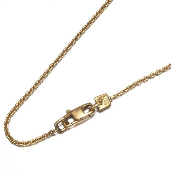 LOUIS VUITTON CHAIN NECKLACE 18K 750 YELLOW GOLD: Louis Vuitton Chain Necklace 18K 750 Yellow Gold Brand: Louis Vuitton Type/Style: Necklace Material: 18K /750 Yellow Gold, Color: Yellow Gold Size: Necklace length: 40cm Necklace width: 1.6mm Clasp