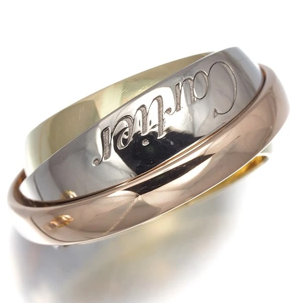 CARTIER RING AND PENDANT 18K YG/WG/RG: Cartier Ring and Pendant 18K YG/WG/RG Brand: Cartier Type/Style: Ring Material: 18K /750 YG/WG/RG, Color: YG,WG,RG Size: US5 - 5.25 Accessories: None Accessories Notice: When purchasing pr