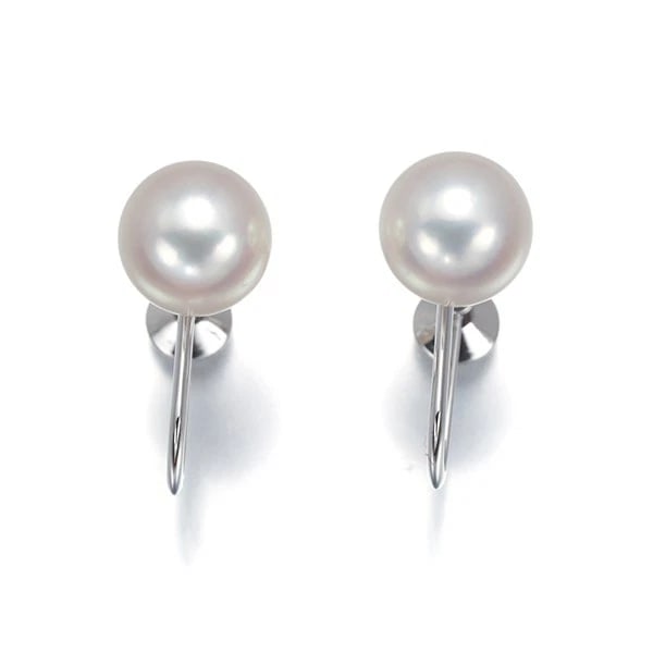 MIKIMOTO EARRINGS AKOYA PEARL 18K 750 WHITE GOLD: Mikimoto Earrings Akoya Pearl 18K 750 White Gold Brand: MIKIMOTO Type/Style: Earring Material: 18K / 750 / White Gold, Main Stone Cultured Color: White Gold Size: None Accessories: None Ac