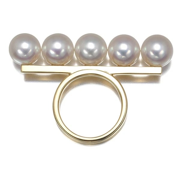 TASAKI RING AKOYA PEARL 18K 750 YELLOW GOLD: TASAKI Ring Akoya Pearl 18K 750 Yellow Gold Brand: TASAKI Type/Style: Ring Material: 18K/ 750/ Yellow Gold, Main Stone Cultured Color: Yellow Gold Size: US5 Accessories: None Accessories N